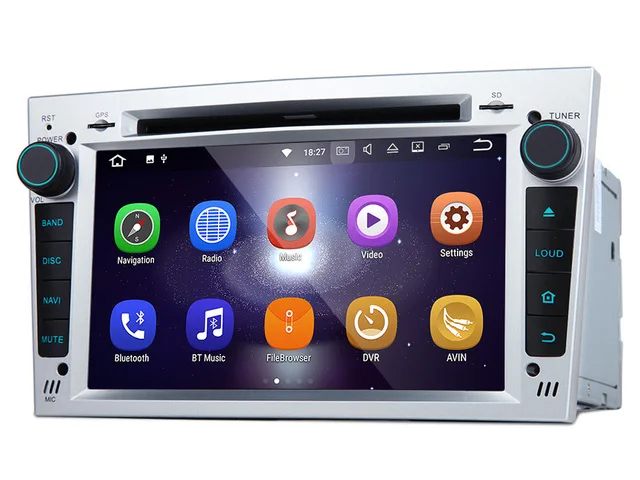 Cheap 7" Quad Core Android 7.1 OS Car DVD for Opel/Vauxhall/Holden Astra 2005-2009 & Meriva 2006-2008 & Zafira 2005-2010 with 2GB RAM 1
