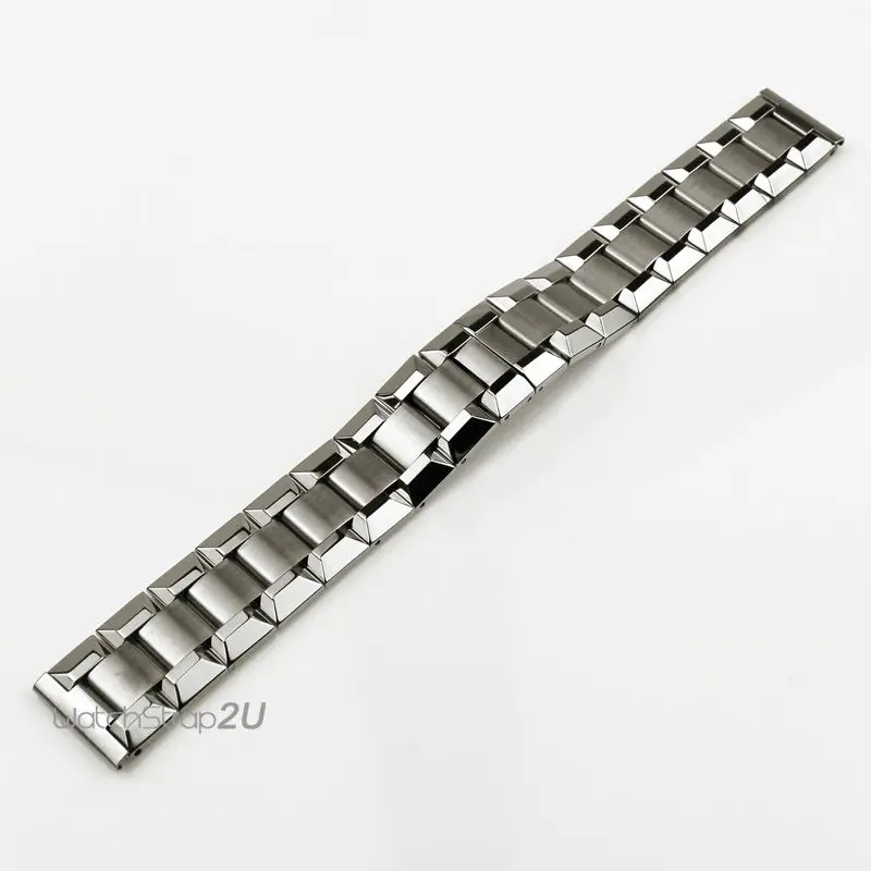 

20mm Stainless Steel Wrist Watchband Strap Hidden Deployment Clasp Buckle