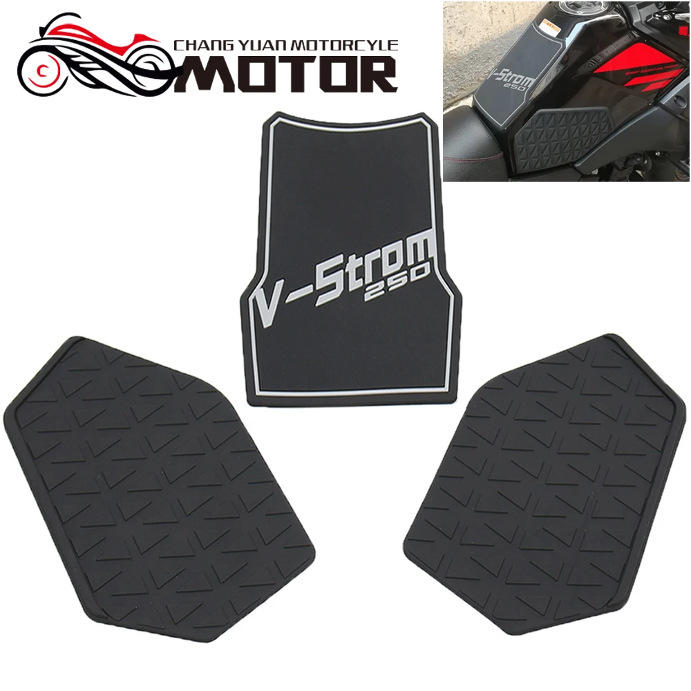 

For Suzuki DL250 V-STROM DL 250 VSTROM Motorcycle Protector Anti slip Tank Pad Sticker Gas Knee Grip Traction Side 3M Decal