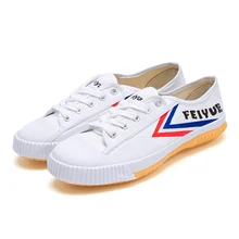 Профессиональная обувь Wushu Kungfu Winchun Taichi форма тайцзи унисекс Классическая черно-белая обувь для тхэквондо спортивные кроссовки