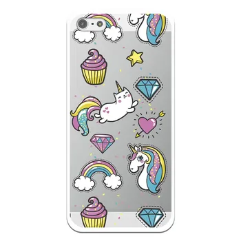 

Unicorn Cupcake WP004 costume drawing stand case for Apple IPhone 5/5S/SE