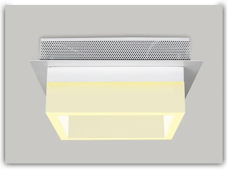 Современные круглый квадратный 20 см светодиодный потолочный светильник проход прихожей Кухня освещение вниз свет коридор Лестницы белый светильник
