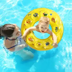 Мультфильм плавательный круг для детей Дети подмышки поплавок круг утолщенный купальный круг для купания надувной фламинго воды