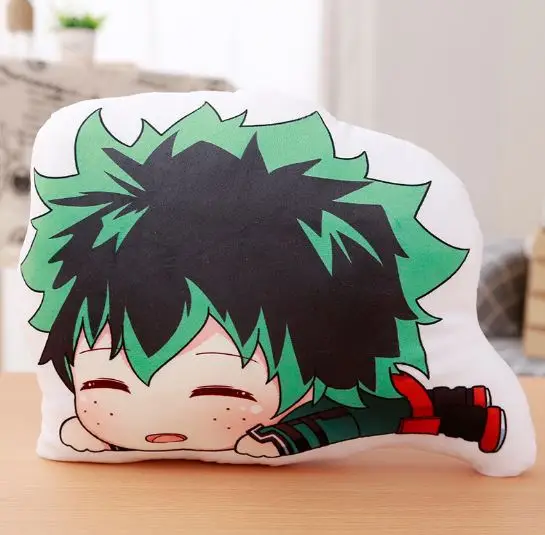 35 см прекрасный аниме Bakugou Katsuki Todoroki Shoto мидория изуку Болстер плюшевые Boku без героя Академии подушки Детские герои мультфильмов - Цвет: 1