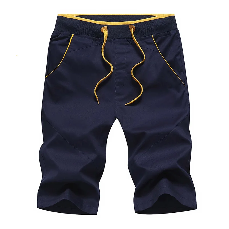 

HanHent summer fashion cotton casual shorts men elastic waist beach shorts loose big size shorts 4xl men's shorts with pockets
