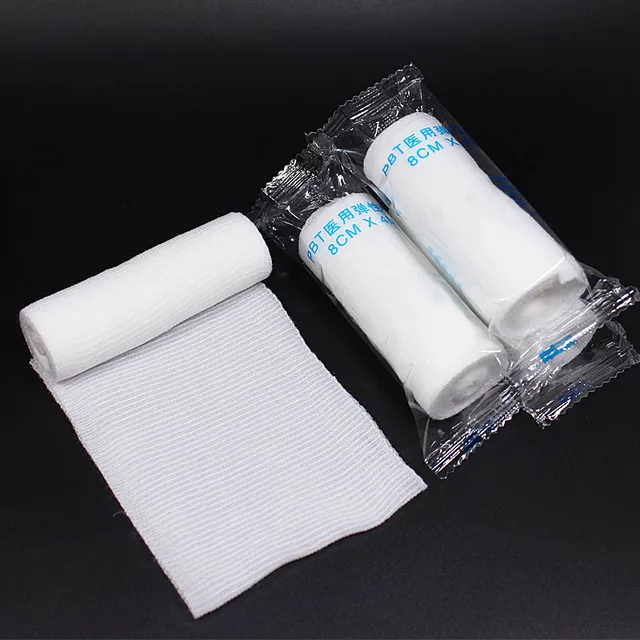20 rolls Medical PBT Elastic Bandage Emergency First Aid Supplies Wound Dressing Gauze