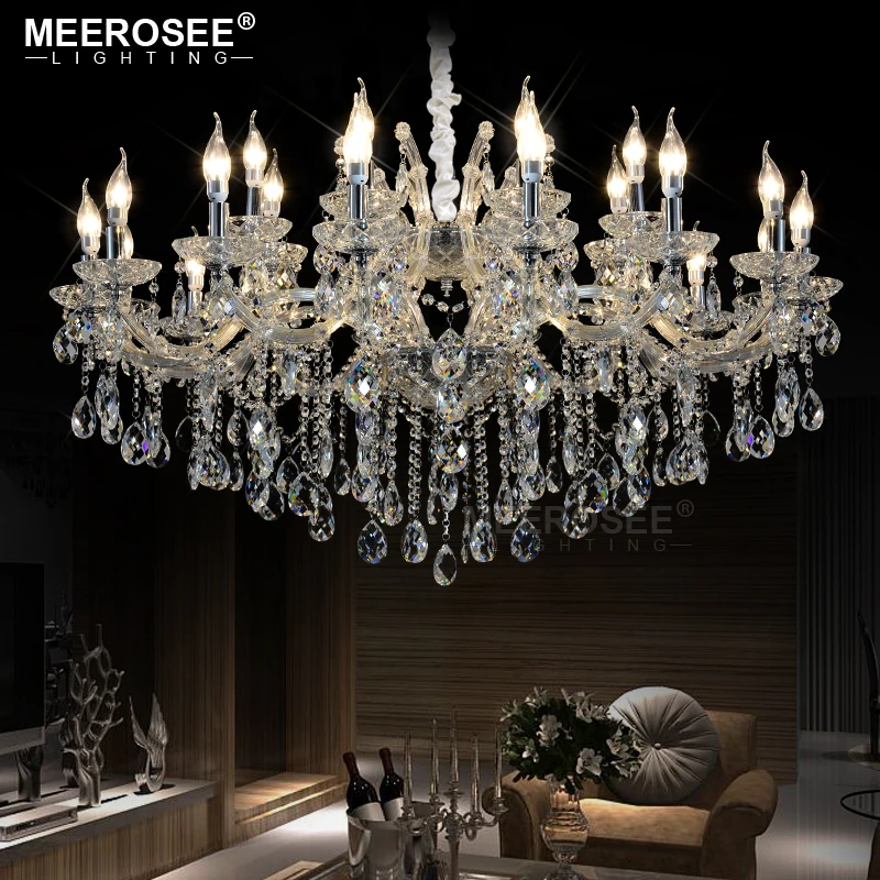 

Modern Elegant Crystal Chandelier Light Luxurious Maria Theresa Chandeliers Lamp for Villa Hotel Project Hanging Lighting Indoor