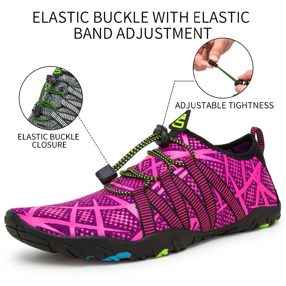 للجنسين السباحة أحذية ماء الرجال بيرفوت صنادل شاطئ المنبع أكوا أحذية في الهواء الطلق سريعة الجافة نهر البحر الغوص السباحة رياضية
