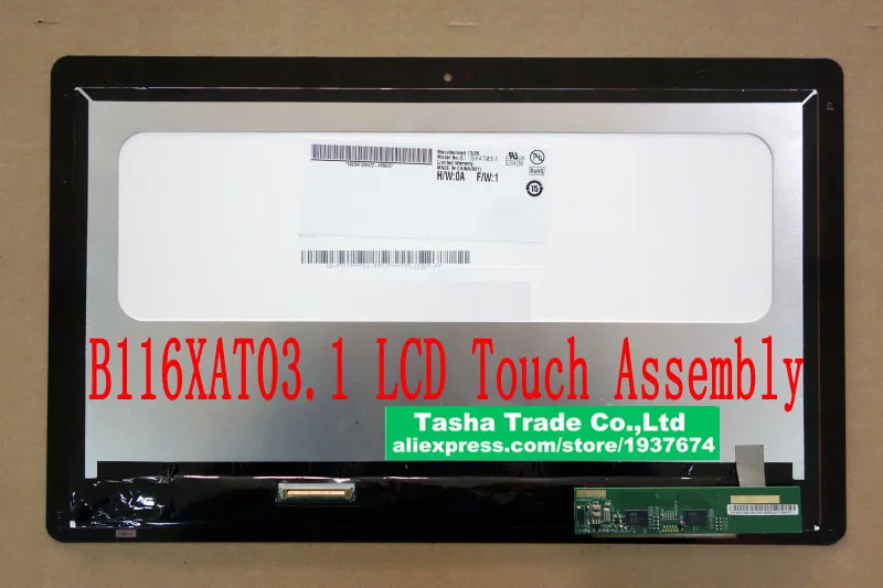 

B116XAT03.1 1366*768 For Acer Aspire P3-171 P3 171 LCD Touch Screen Digitizer Assembly Matrix