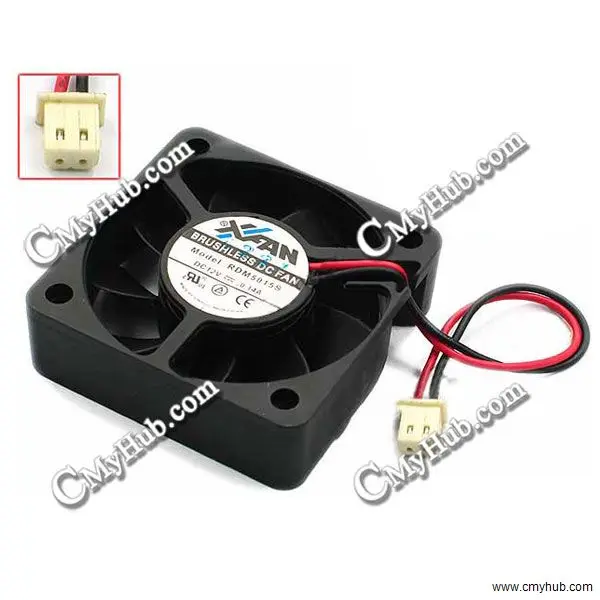 Вентилятор охлаждения для Samsung 2Pin ТВ HDTV DVD Xinruilian RDM5015S DC12V 50 мм 50x50x15 50*50*15