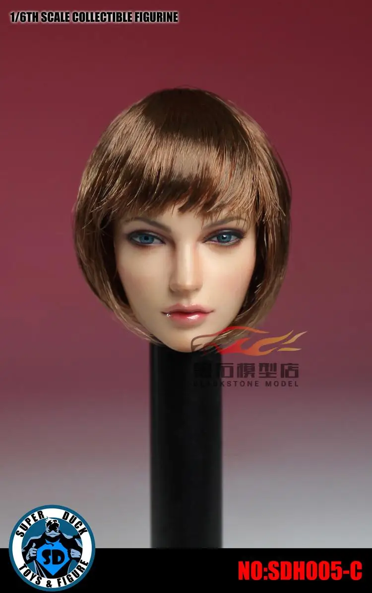 SUPER, DUCK, 1:6, SDH005 Europe and America Beauty Head Carving Model