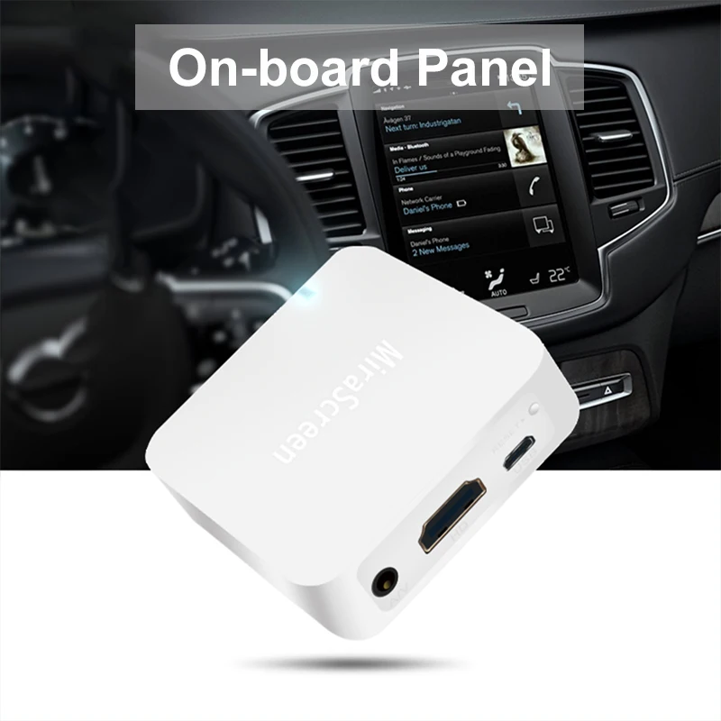 

Miracast Chromecast car Media Video Streamer white Wireless TV STICK WIFI Airplay DLNA Mirroring google phone iOS