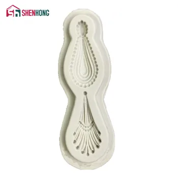 

SHENHONG Gem Pendant Fondant Cake Decorating Tools Chocolate Gumpaste Moulds Cupcake Baking Moulds