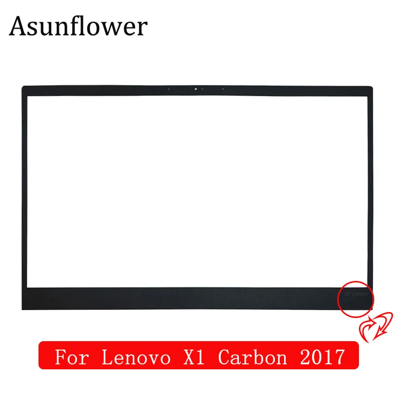 

Asunflower New LCD front Bezel Cover Frame Sticker For Lenovo ThinkPad X1 Carbon 2017
