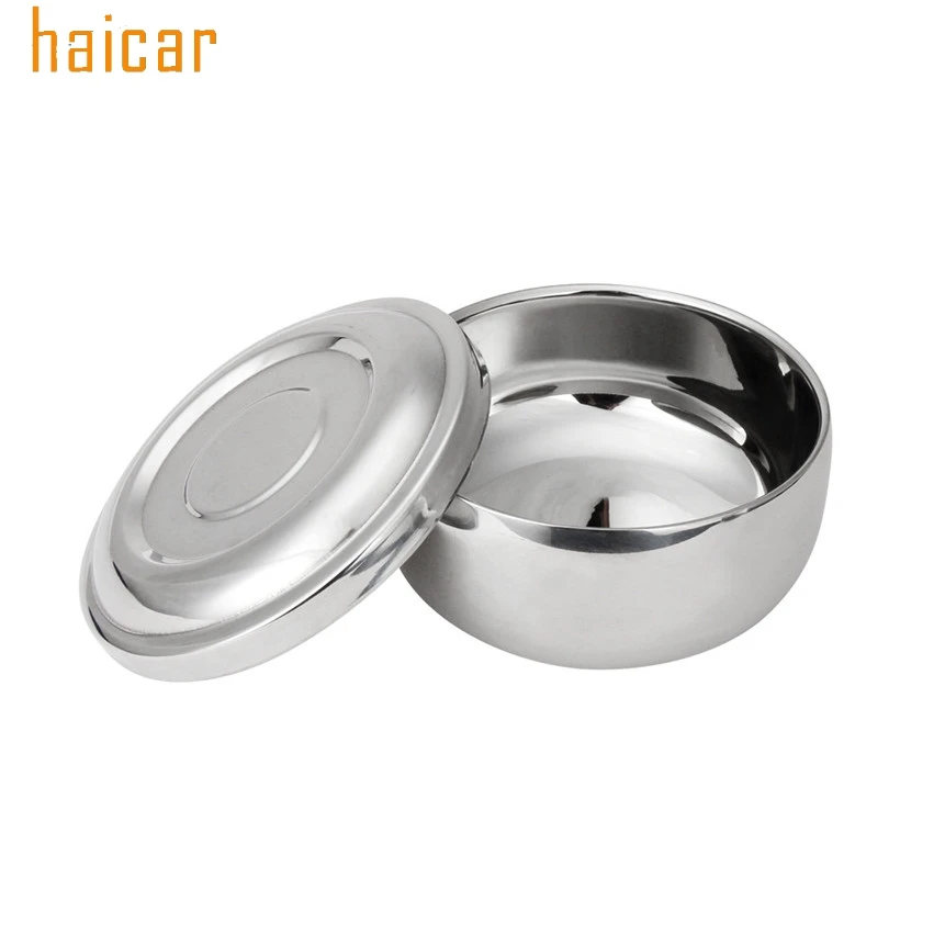 HAICAR Love Beauty Женская модная двухслойная кружка для бритья из нержавеющей стали