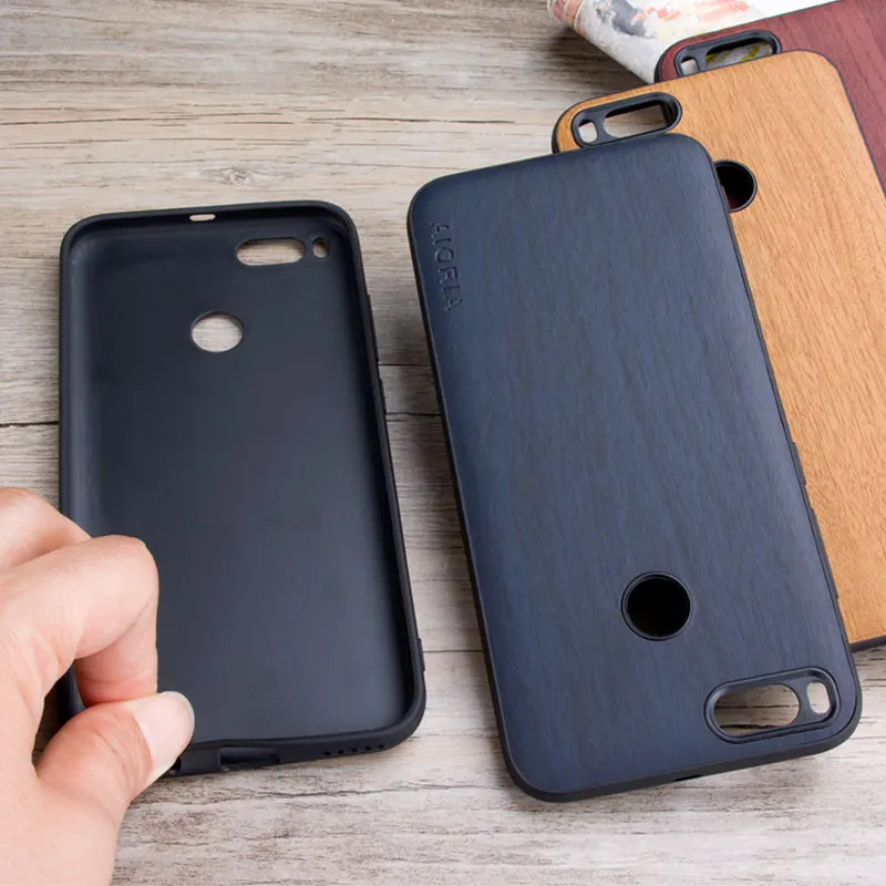Чехол с деревянным дизайном для Xiaomi mi a1 5x мягкий силиконовый чехол из ТПУ