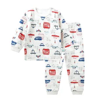 

Winter Autumn Children's Underwear Clothes Suit Pajamas Set Sleepwear Baby Long Sleeve Clothes Girls Children's Underwear