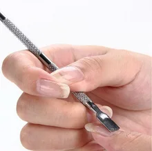 by DHL 2000pcs Nail Stirring&Stainless Steel Nail Cuticle Pusher Spoon Remover Manicure Pedicure Care Tool Cuticle Cutter