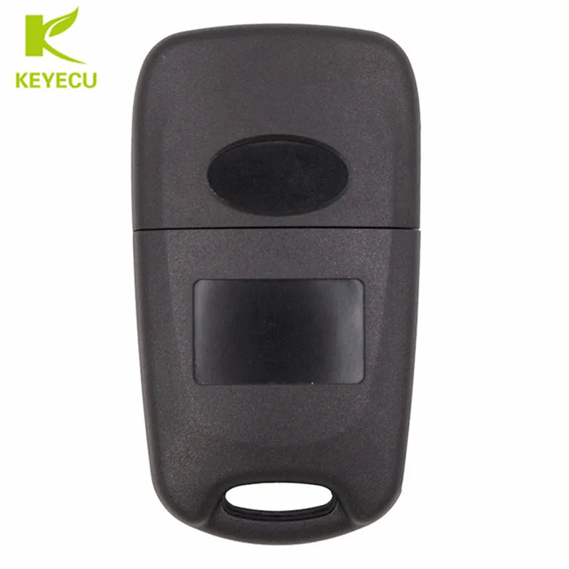 Запасная флип кнопка KEYECU для Hyundai I20 433 2009 2012 МГц с чипом ID46|Ключ от авто| |