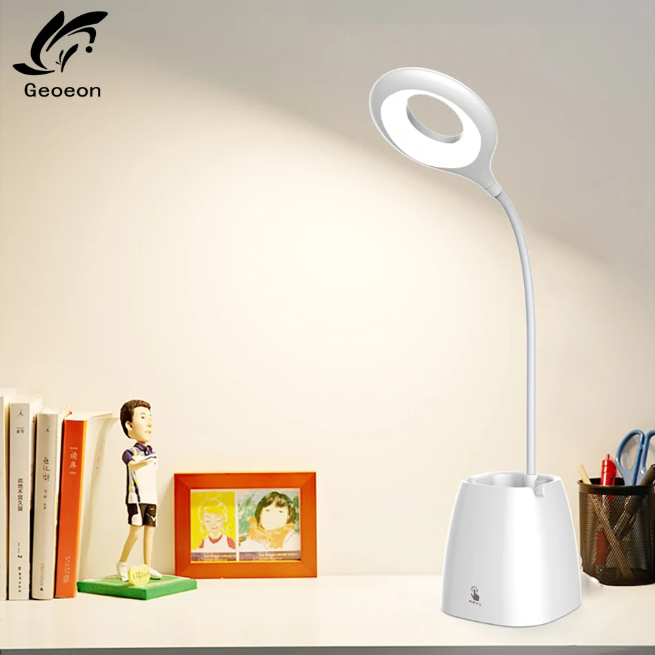 Geoeon Multifunction Led 3 7v Desk Lamp Touch Switch Usb Pen