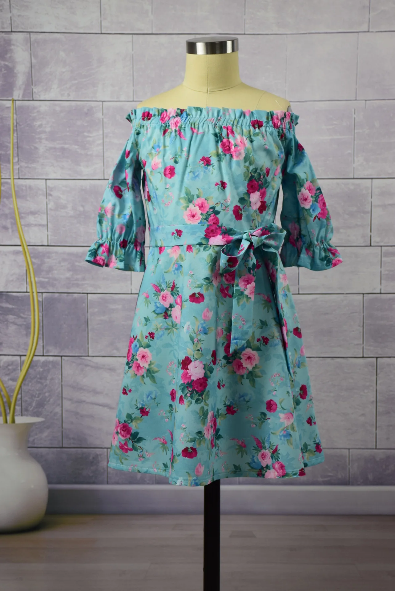 Новое летнее платье для мамы и дочки платье с короткими рукавами и одним плечом одежда для мамы и дочки