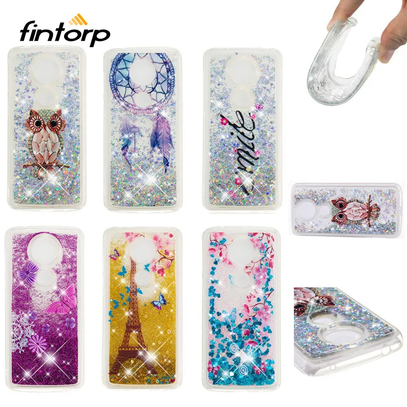 

Liquid Quicksand Case For Moto G6 Plus 2018 Z3 Play Cases Glitter Bling Painted Cover for Moto C G5S E4 E5 Plus Bumper Funda