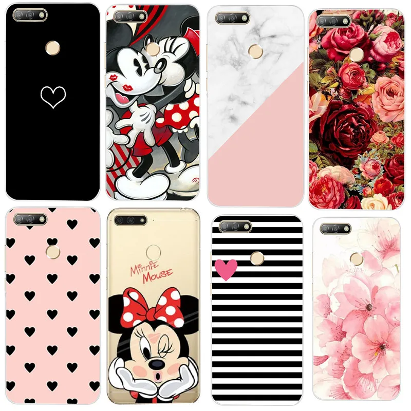 

Silicone Cover For Huawei Honor 7A pro Case Y6 Prime 2018 Cute Cases for Huawei Honor 7 A Honor7A pro 7Apro Fundas Coque