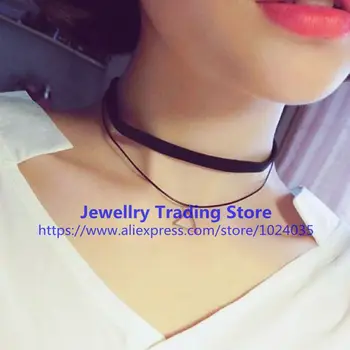 

2017 Korea Fashion Chain Necklaces 925 Sterling Silver Geometric Triangle Necklaces&Pendants Jewelry Collar Colar xl17021501