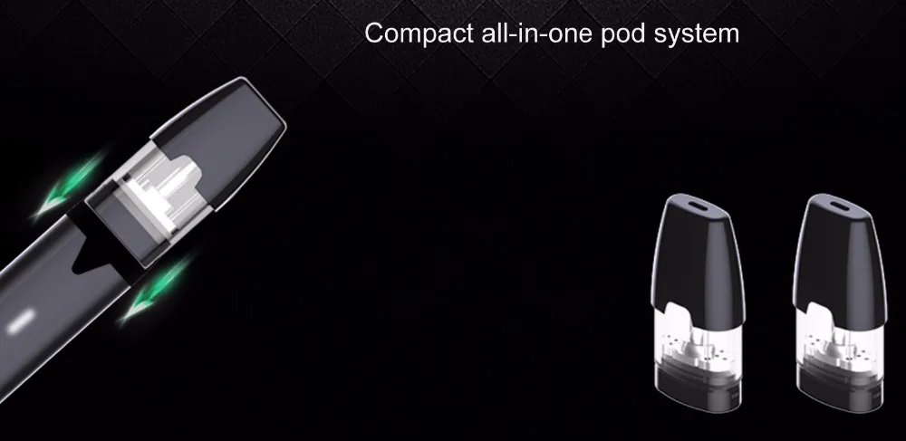 Original HQD Kim Kit All-in-one Pod System Starter Kit 12W 2ml Pod Cartridge 300mah Battery Electronic Cigarette Vape Pen 01 (9)