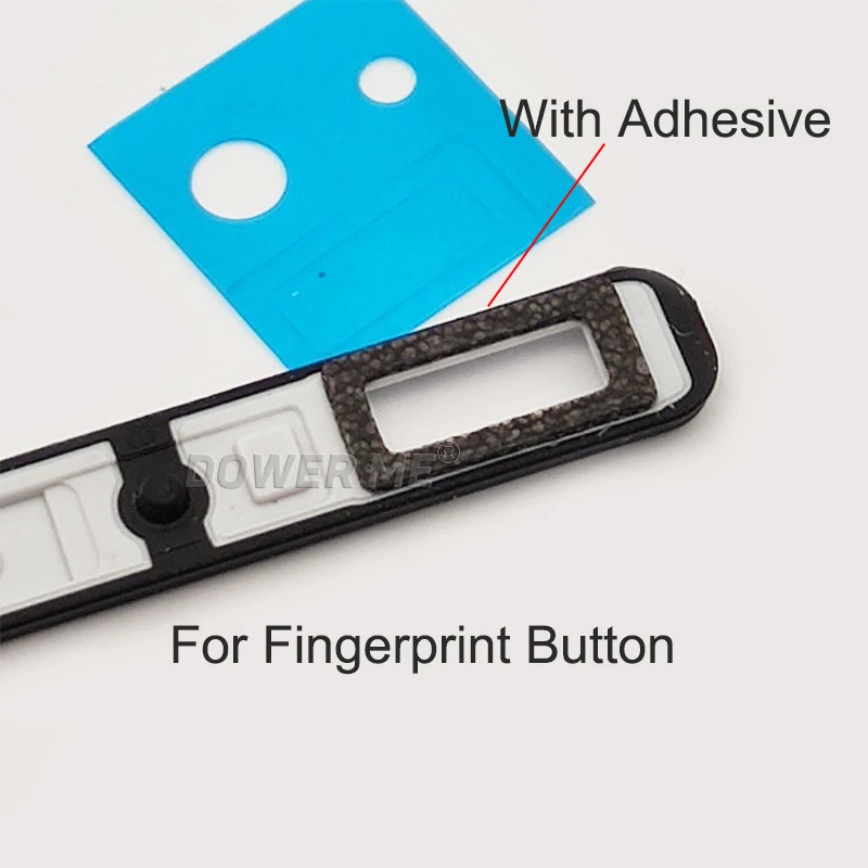 Dower Me Fingerprint Power Volume Camera Button Waterproof Rubber Ring Pad Mat For Sony Xperia XZ Premium XZP G8142 G8141 phone switch key,power volume control button