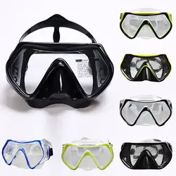 Новая профессиональная маска для подводного плавания, ныряния с дыхательной трубкой, противотуманные очки, Набор очков, силиконовые