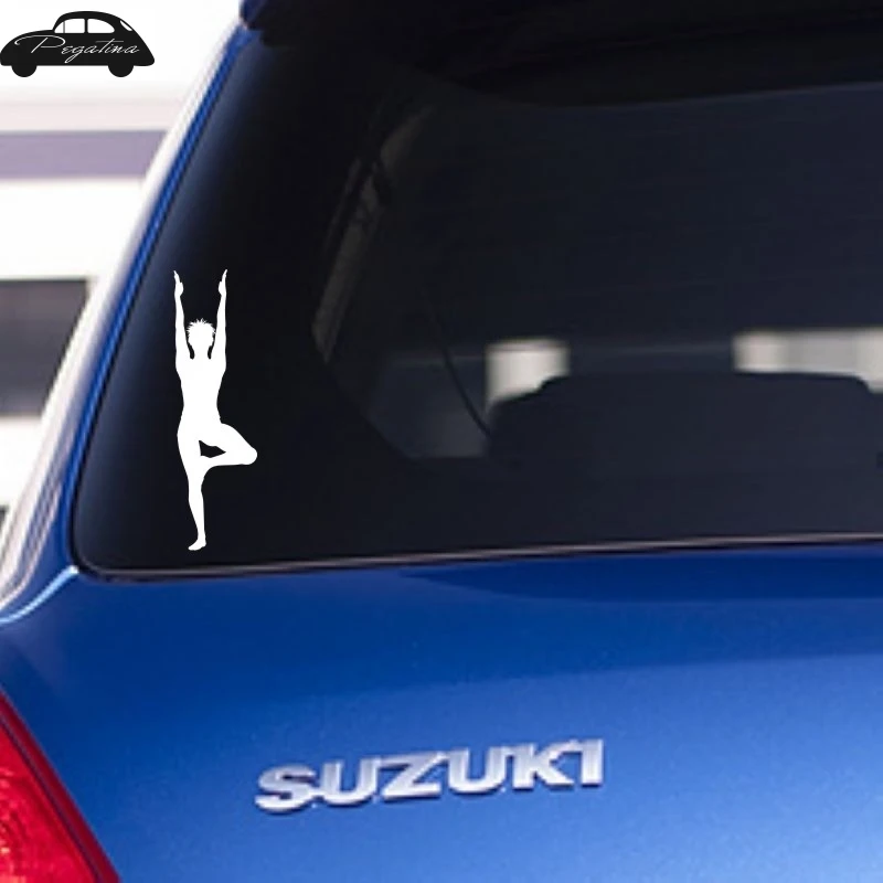 Car Yoga Girl Sticker Yoga Decal Muurstickers Posters Vinyl Wall Decals