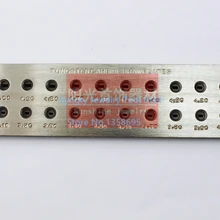 20 отверстий, полукруглая пластина, размер отверстия 3,10-5,00 мм Карбид вольфрама волочильная доска