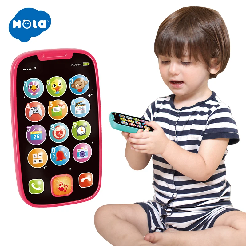 HOLA 3127 Baby Toy Learning Study Musical Sound Cell Phone Songs Animal Sounds Fun Toy