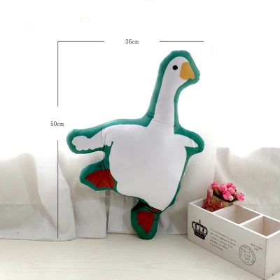 Standing Duck Кристальная ультра-мягкая короткая плюшевая подушка милый INS стиль мультфильм Кактус Единорог Подушка домашняя декоративная подушка креативный подарок на день рождения - Цвет: Standing Duck