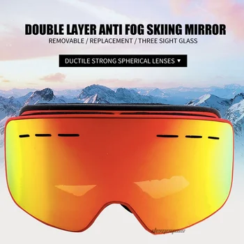 

Skiing Snowboarding Goggles Snowmobile Eyewear Ski Googles Skiing UV Protect Ski glasses Men Women Snowboard Goggles