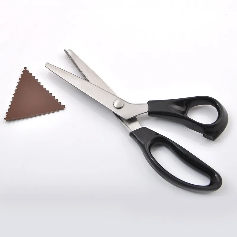 Sewing Cut Dressmaking Shear Pinking Tool Textile DENIM Scissor Leather Handicraft Fabric Upholstery DIY Tailor