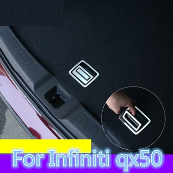 

Trunk clapboard handle frame tail door handle frame decorative cover trim Interior decoration Auto Accessories For Infiniti qx50