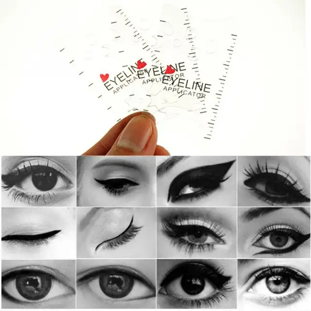 3pcs set cat eye smokey eye makeup eyeliner models template top