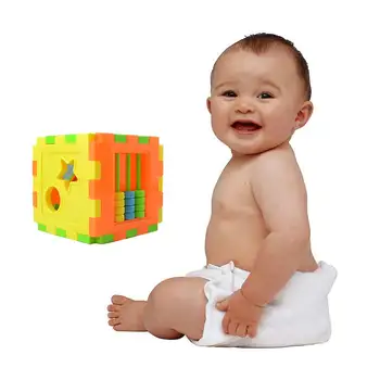 

Hot Selling Kid Matching Toy Bricks Matching Blocks Baby Intelligence Educational Sorting Box Toy @Z246