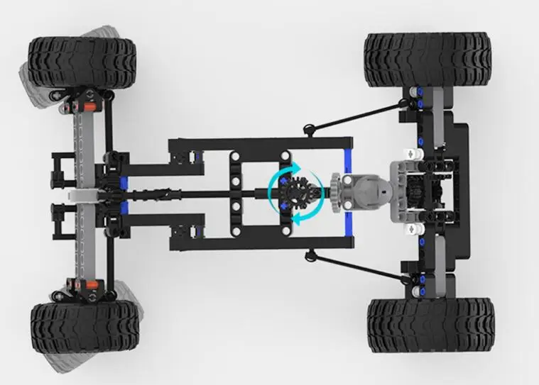 Оригинальный строительный блок Xiaomi Desert Racing 490 + классические детали
