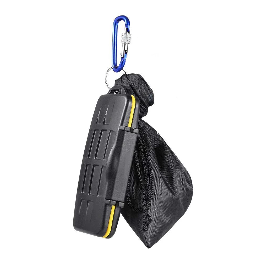 CF Card Holder 6 Slots Water Shock Resistant Protector Compact Flash Card Holder for CF Cards 4