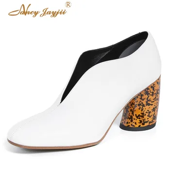 

Women Pumps Summer Spring/Autumn Sewing Curve Heels Round Toe shoes Party Fashion Leisure Wedding Office Career Big Size 45