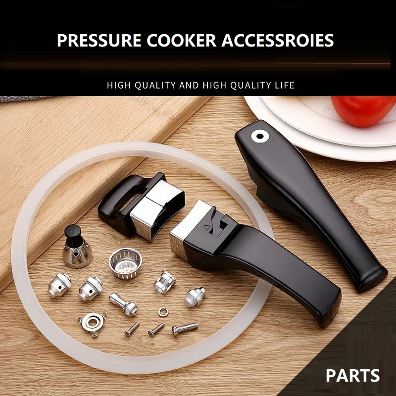 

Stainless steel Pressure Cooker Seal Ring apron upper and lower handle Pressure Limiting Valve Original Accessories