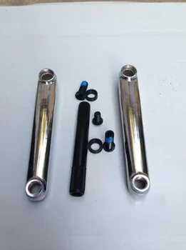 

premium bmx 3-pc crank 19mm Hollow Chromoly 48 Spindle Splines 175mm heat treated RHD/LHD FGFS compatible made in Taiwan