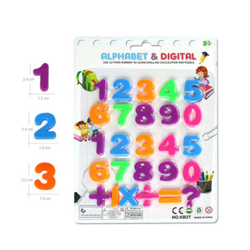Детские русские магнитные наклейки, 26 шт., английские цифры и алфавит, магнитный пазл на холодильник, обучающая игрушка, алфавит A-Z Letter
