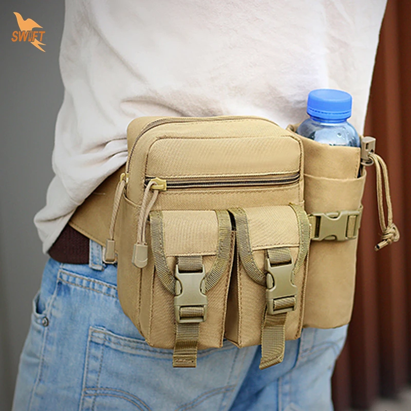 Tactical Molle Bag Hip Packs Waist Bag Fanny Pack Hiking Fishing Sports
