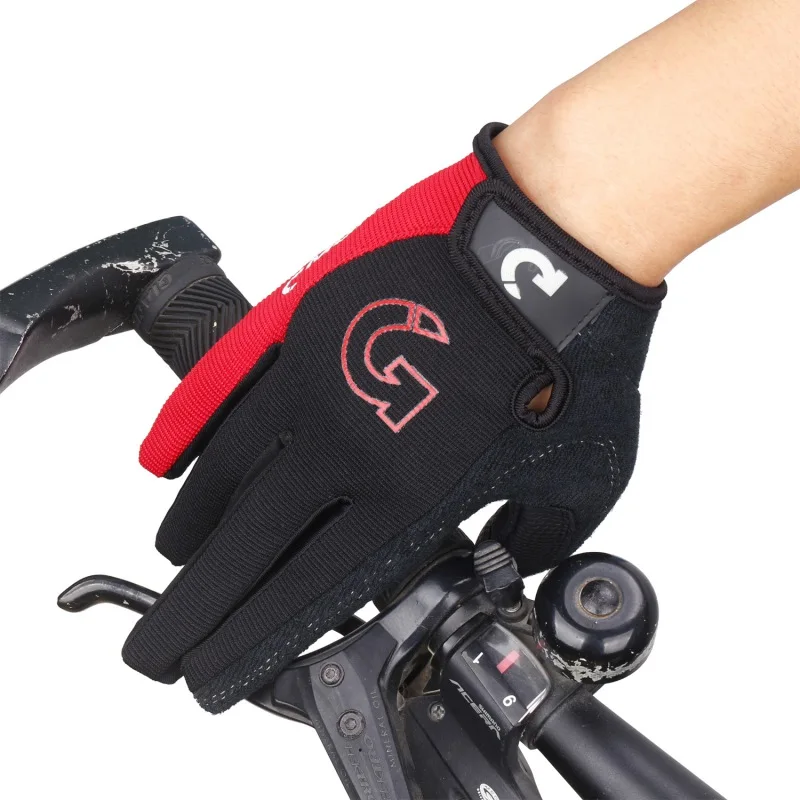 

Outdoor Cycling Gloves All Refers To Unesex Autumn And Winter Motorcycle Road Mountain Bike Gloves Long Finger Slip
