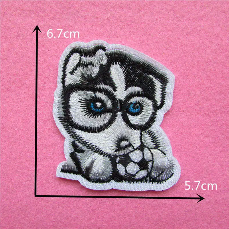 new arrive Sewing cartoon Animals cat dog butterfly patches iron on clothing Embroidery Fabric Badges Stickers DIY accessory