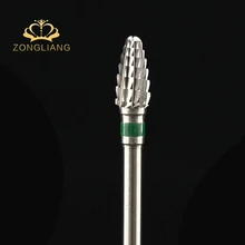 1 xC размер ногтей сверло-карбид ножной бит-ногтей Дизайн ногтей электрическое сверло для салона маникюрный пилка инструмент для дизайна ногтей